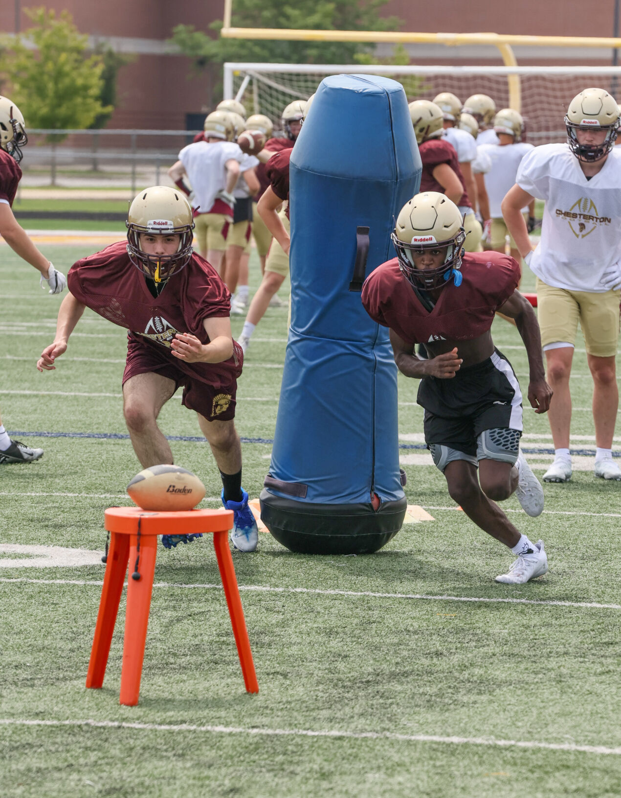 Chesterton football practice